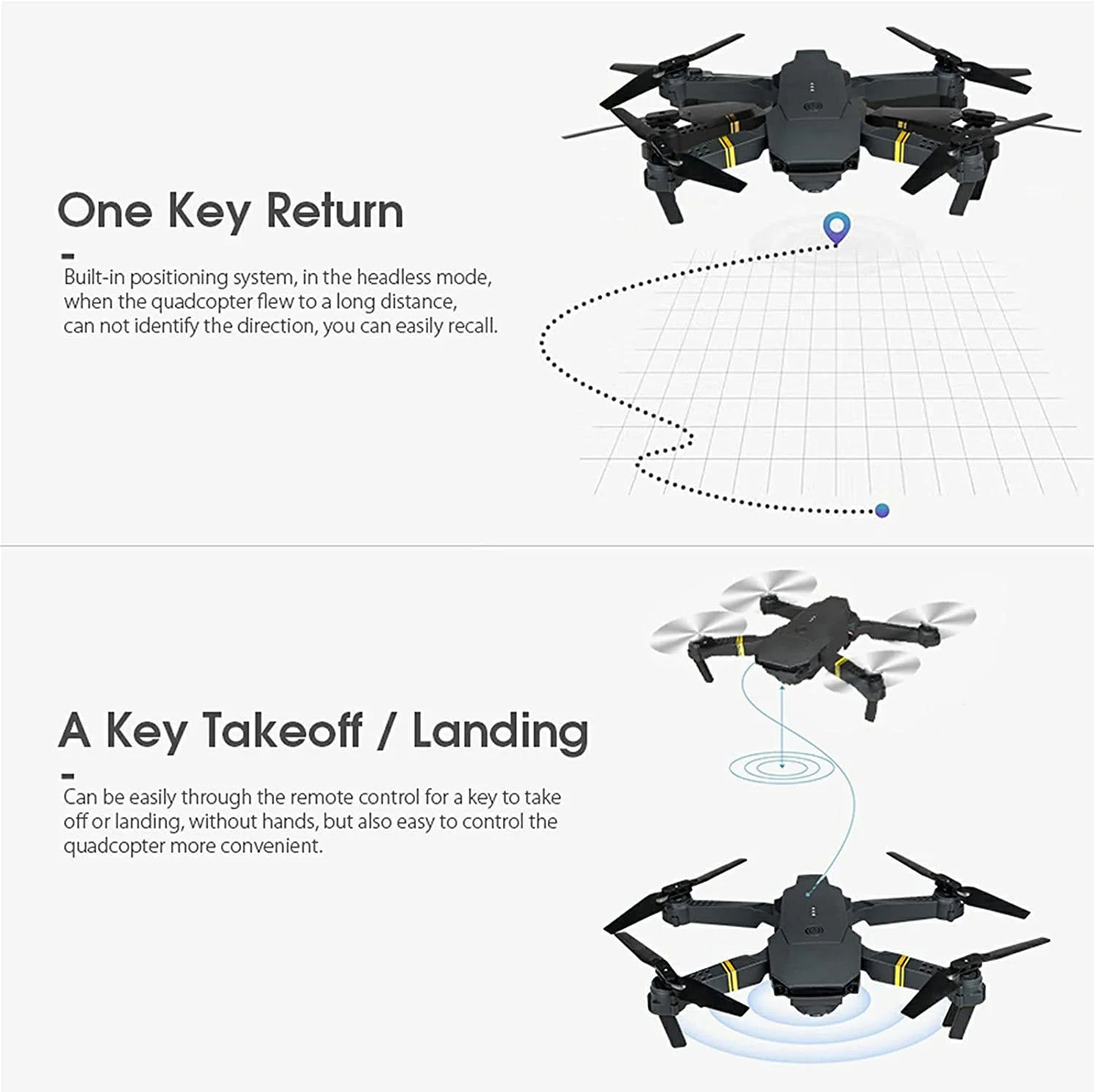 RC HD Dual Camera  Quadcopter Drone