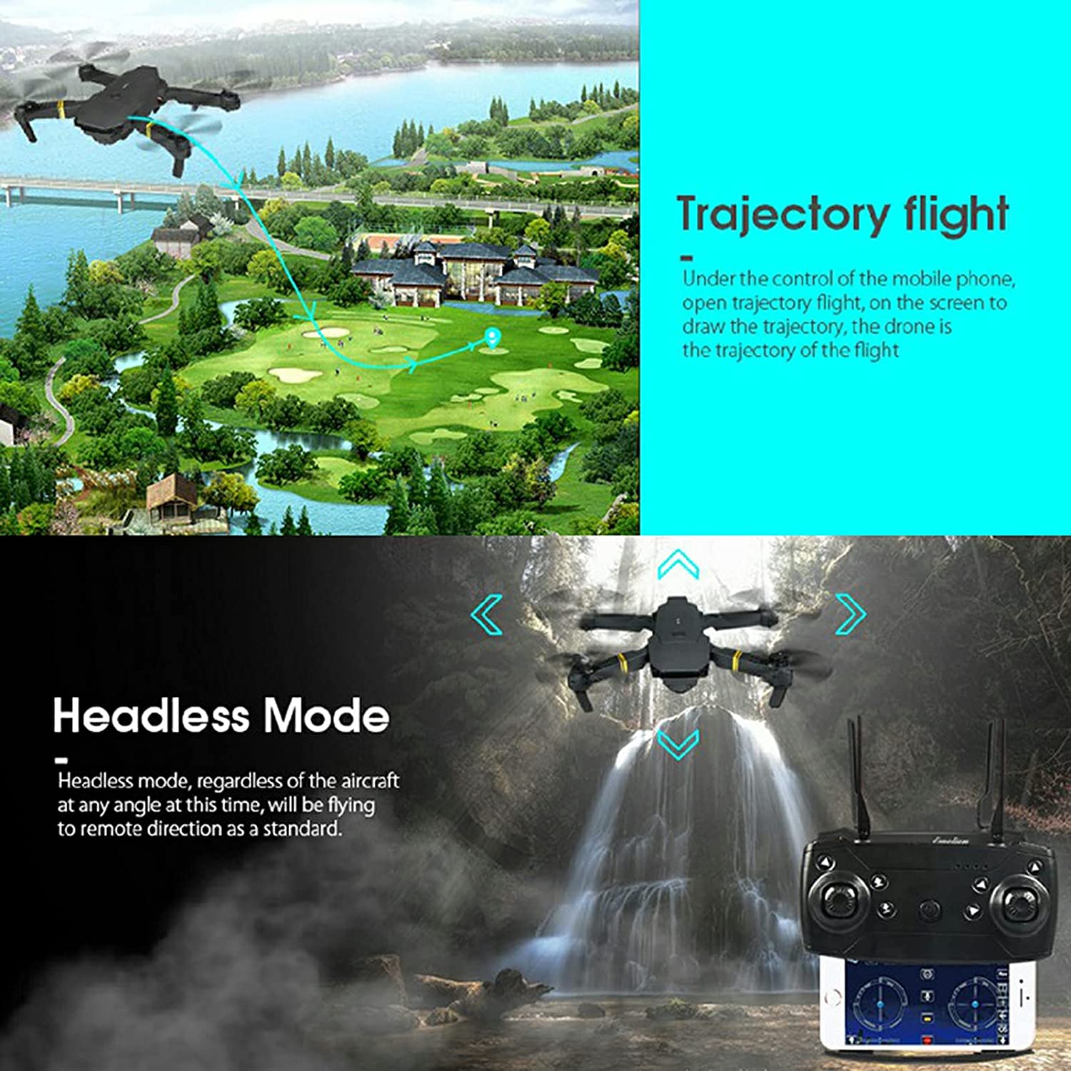 RC HD Dual Camera  Quadcopter Drone