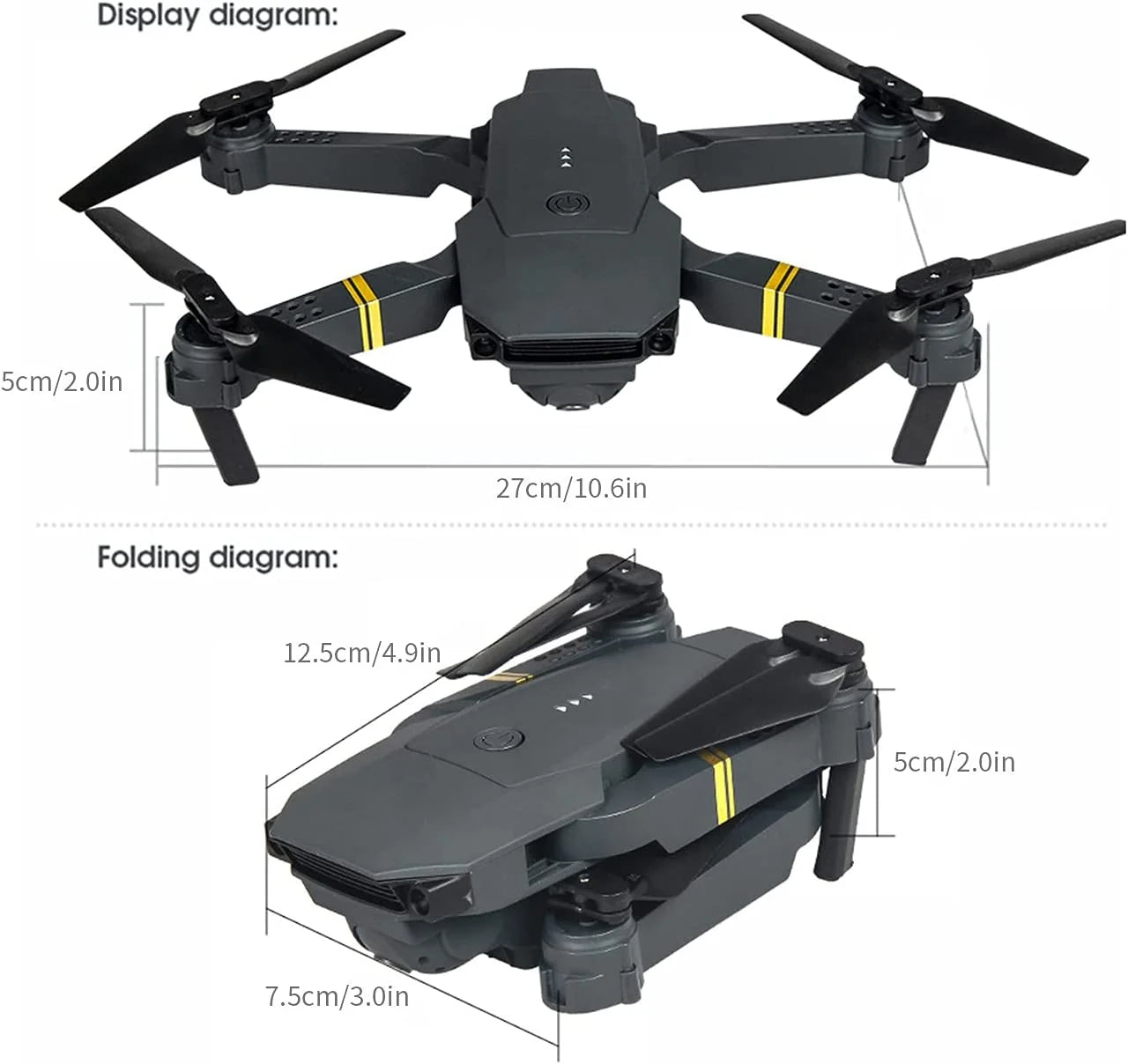RC HD Dual Camera  Quadcopter Drone